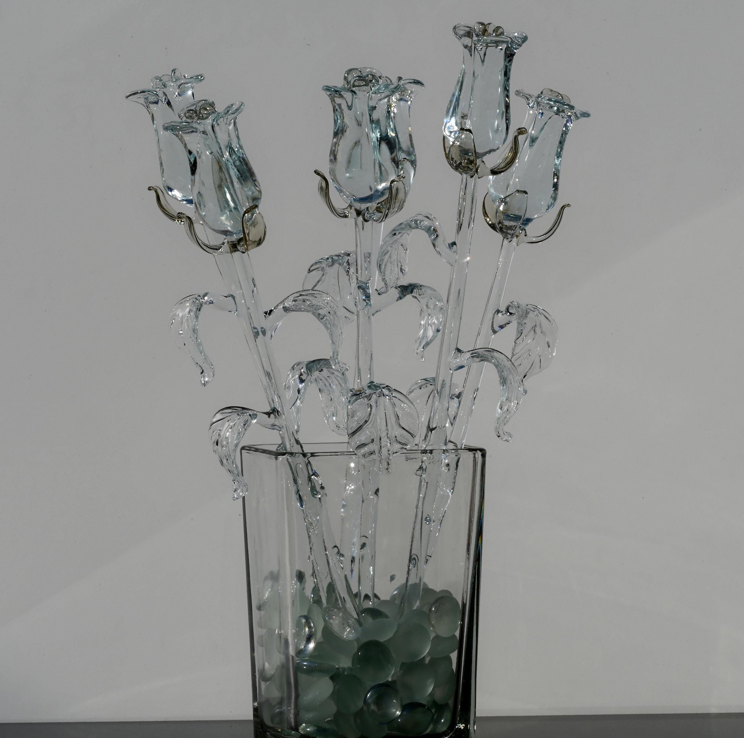 "Vera" Clear Rose Flower