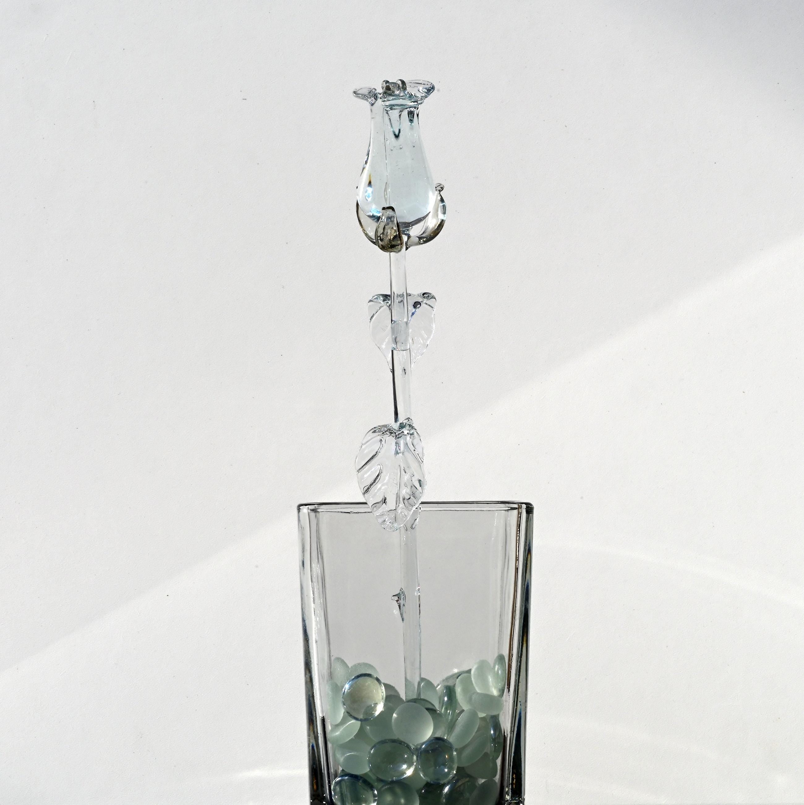 "Vera" Clear Rose Flower
